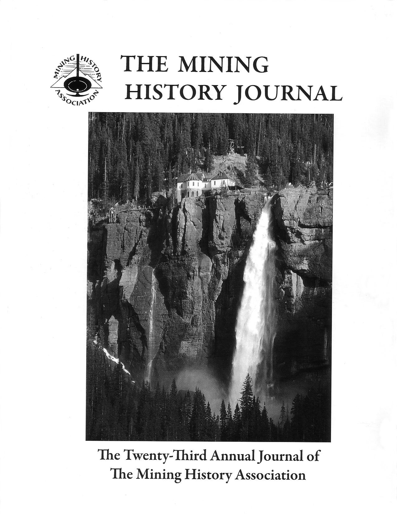 Mining History Association Journal
